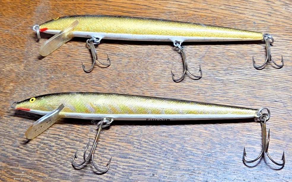 Lot De 8 Leures De Pêche Vintage Rapala - Neufs - Fabriqués En Finlande