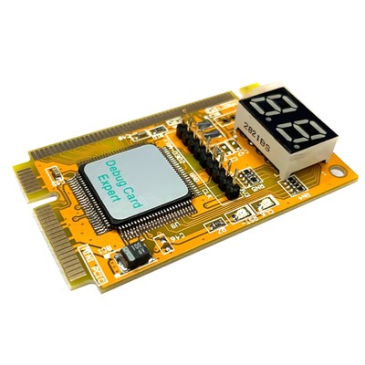 3in1 PC Laptop Analyzer Mini PCI Mini PCI-E LPC Tester Diagnostic Post Test Card