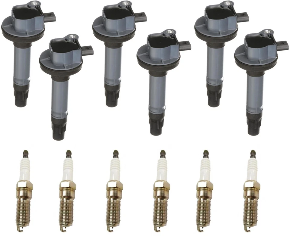 Bobinas de ignição platina velas de ignição kit de ajuste para Ford Explorer 3.5L 2017-19 - Imagem 2 de 4