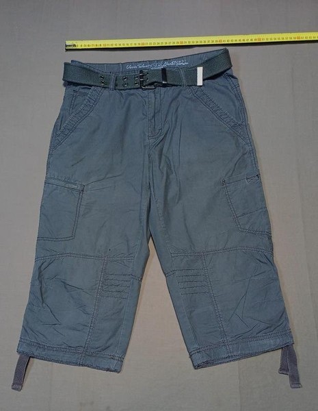 Women XSIDE Shorts Grey Cotton XS