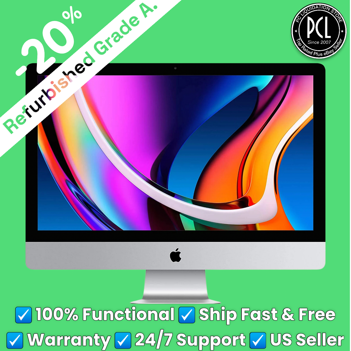 Macデスクトップ Apple iMac 4K 21.5 2015 3.1 i5 SSD 1TB