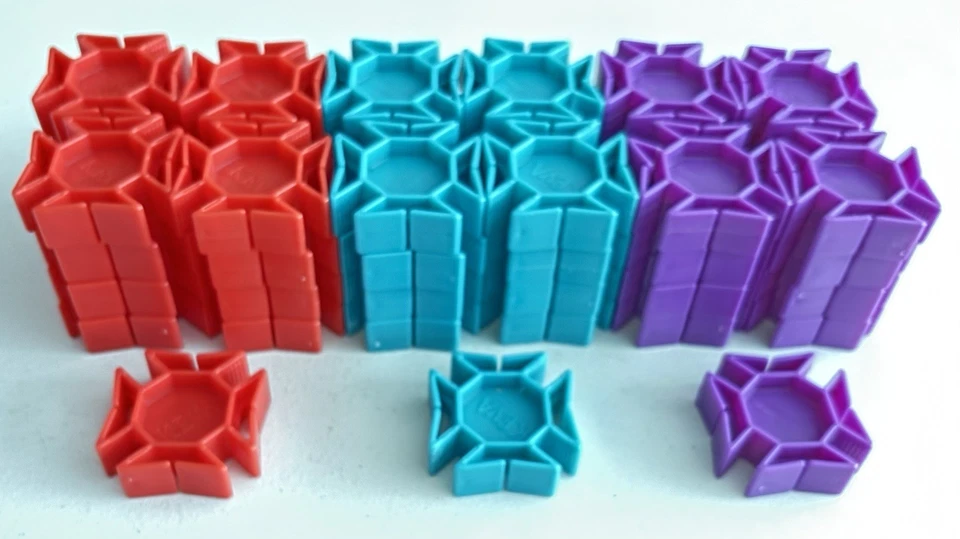 Juego de constructores KEVA CONNECT - "Juego de más de 140 piezas" - Faltan (5) piezas y guía Foto 3 de 4