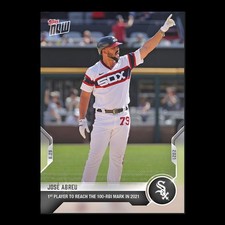José Abreu - 2021 MLB Topps Now Card 730 - Print Run: 461 Chicago White Sox