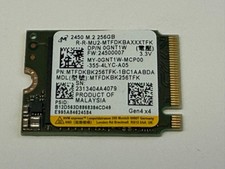 Micron 256GB 2450 M.2 NVMe Solid State Drive SSD MTFDKBK256TFK-1BC1AABDA GNT1W