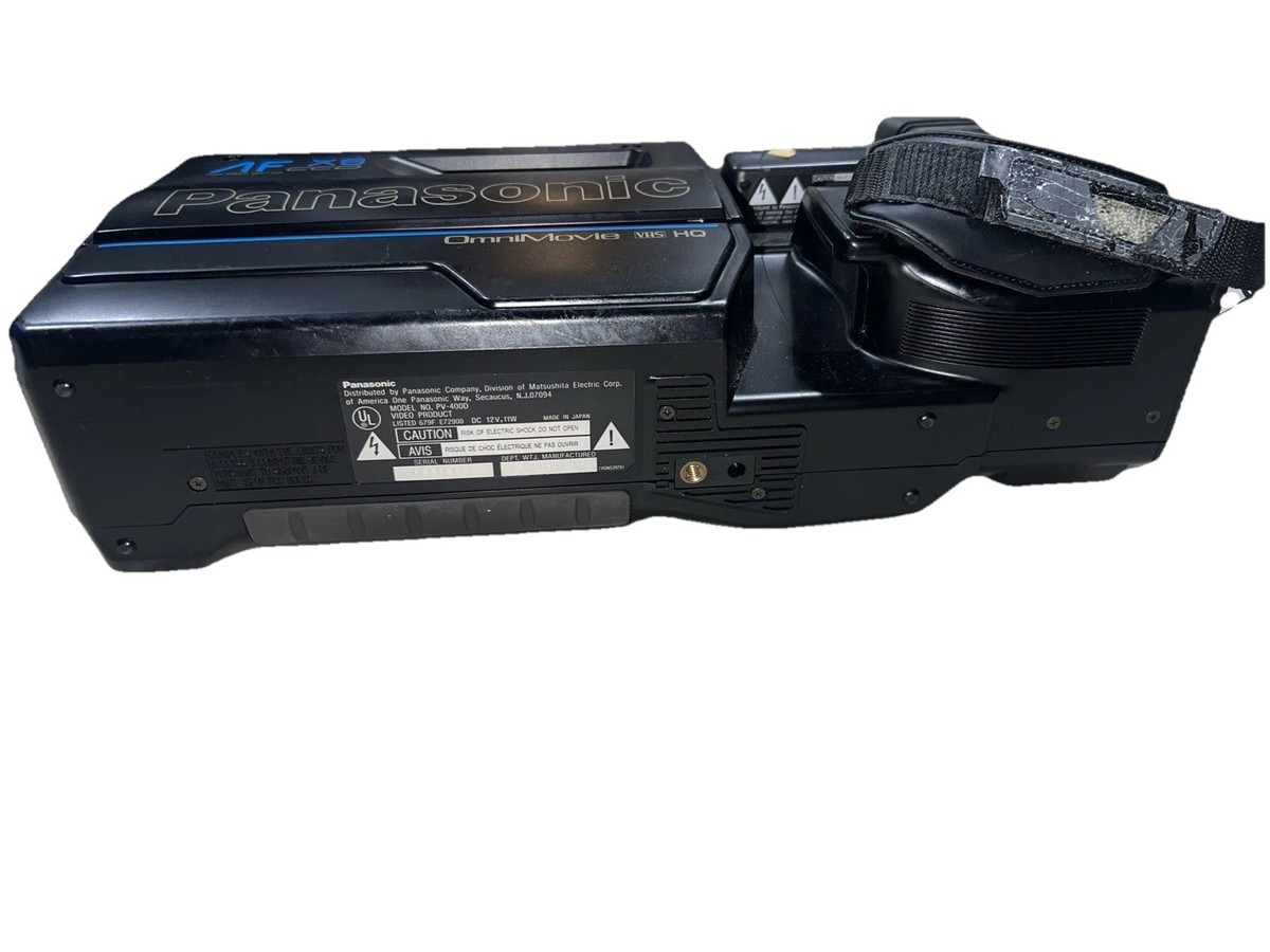 VINTAGE Panasonic Camcorder AF X6 CCD OmniMovie VHS HQ Battery