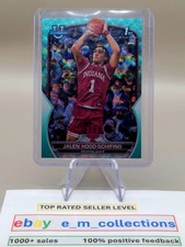 JALEN HOOD-SCHIFINO 2022-23 Bowman Chrome U 1st Bowman AQUA Refractor /299 #57