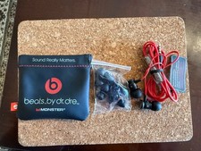 Beats by Dr. Dre Monster Wired Earbuds, never used, original pouch  ear pieces