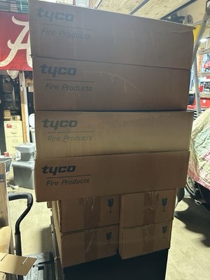 Tyco TY-FRB 1/2  K5.6 155° Chrome Pendent Sprinkler + 1742 Escutcheon (25)