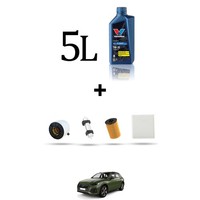 Hoffcar Wartungsset 4 Filter Und 5L ÖL FüR Audi Q5 II (Fyb, Fyg) 2.0 TDI 120KW