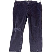 NWT Abercrombie & Fitch Jeans Womens 37 24R The ‘90s Straight Ultra High Rise