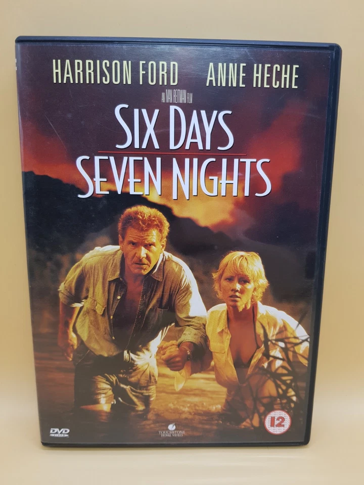 Six Days Seven Nights DVD 1999 Touchstone Pictures Harrison Ford Anne Heche - Image 2 of 4