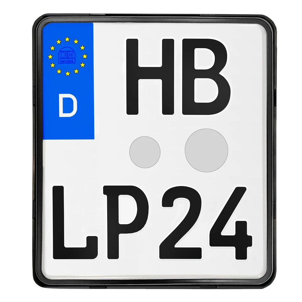 Kennzeichenhalter Motorrad 180 x 200 Nummernschildhalter rahmenlos - Bild 3 von 4