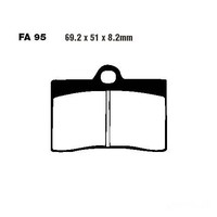 Bremsbelag Vorne EBC FA095V FüR Mz/Muz Skorpion 660 Traveller Bj. 1996-2002