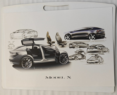 Tesla Model X Collectable Launch Night Poster