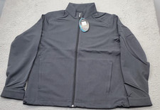 Greg Norman Golf Jacket Mens Medium Black Per...