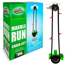 Marble Run Chain Lift Accessory Add On Set for Creative Tracks Mazes Racing Fun