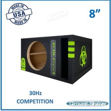 Single 8" Competition Ported Sub Box Single 8" Subwoofer Enclosure Speaker Box