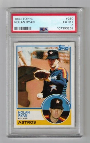 1983 Topps #360 Nolan Ryan HOF Houston Astros PSA 6