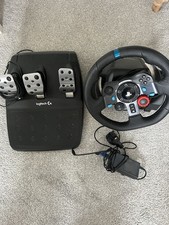 Logitech G920/G29 Driving Force Racing Wheel with Pedals Kit - Black 