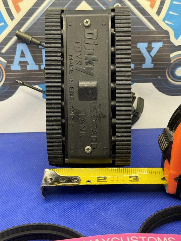 1 PAIR OF TRACKS FOR Dinky Toys leopard tank #696 antiaircraft - Image 4 of 4