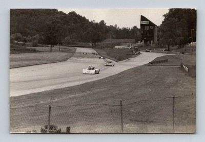 Vintage Auto Racing Snapshot Photograph 1960s Race Cars Track Budweiser ...