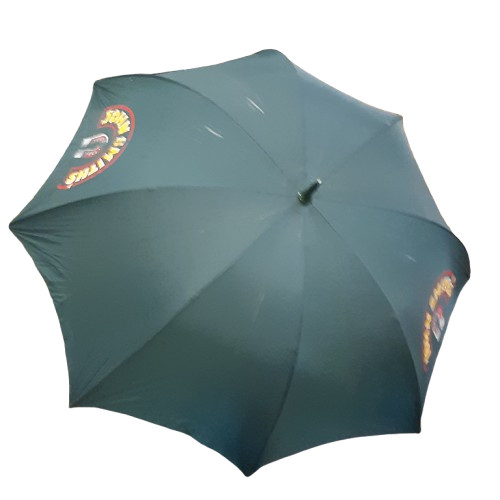 Vintage John Smith’s Bitter Golf Umbrella - Large Green Promotional Brewiana image 2
