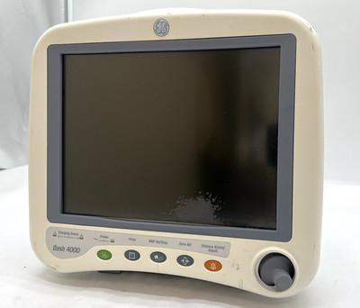 GE Dash 4000 Patient Monitor Temp SpO2 ECG NBP