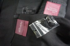 Sartoria Partenopea Charcoal S160s Wool Sport Coat Jacket Sz 40R Brand NEW