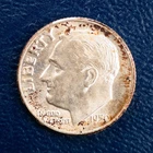 1950 Roosevelt Silver Dime, Uncirculated Condition, Good Luster, Some Toning E7