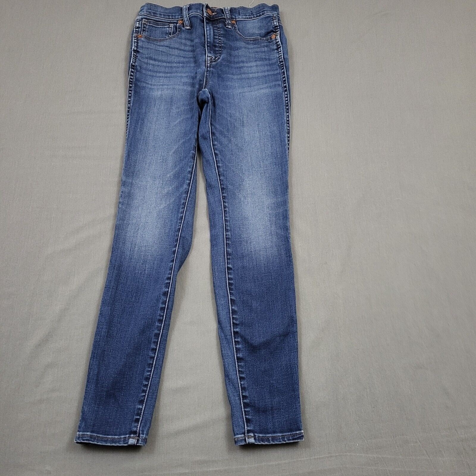 Madewell 10 High-Rise Skinny Jeans Womens 25 Medium Wash Stretch Denim Indigo