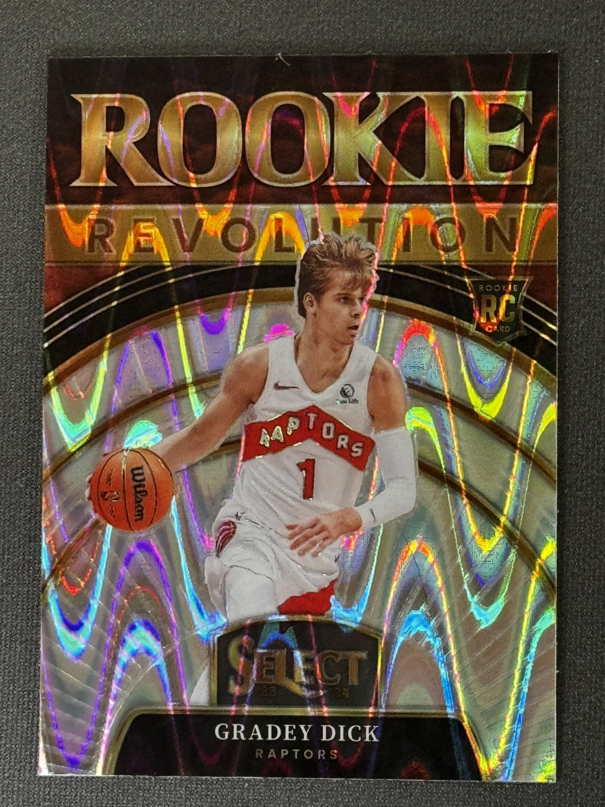 2023-24 Panini Select - Rookie Revolution Gradey Dick #22 Tectonic Prizm (RC)