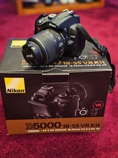 Nikkon D5000 D-SLR Camera Bundle - 3 lenses, SB700 flash, extra battery, case...