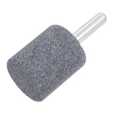 6pcs Abrasive Mounted Stone 1/4" Shank 1" Cylindrical Corundum Grinding Head