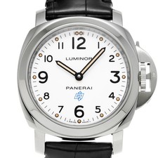 PANERAI Luminor Base Logo PAM00630 White Men's Used Watch #31031 6