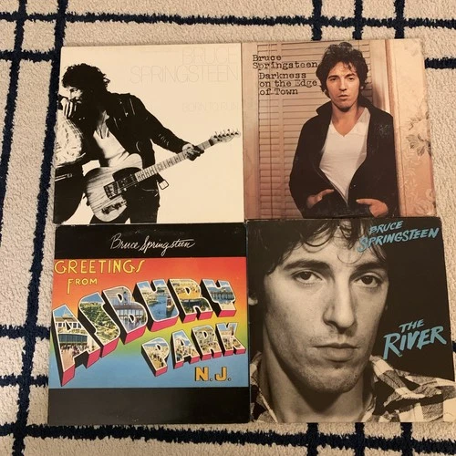 Bruce Springsteen 4 Lp Lot Born To Run The River Greetings From Asbury Park VG+