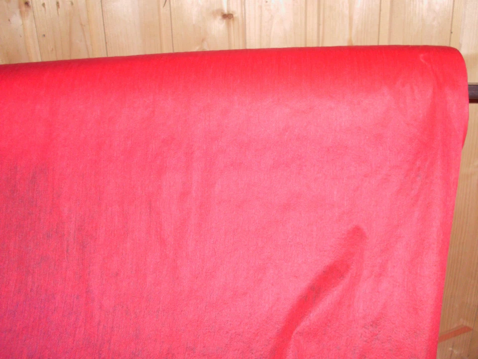 EU MARKEN WARE 2 m Freudenberg Klebende Bügeleinlage 90 cm Breit Farbe :Rot (Rot 90 (4,60 €/m