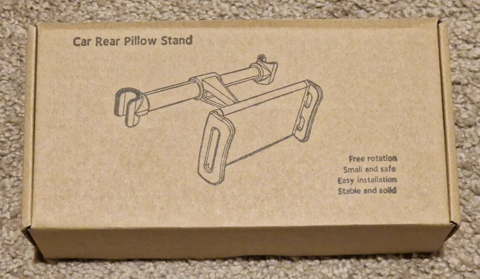 Universal Headrest Back Seat Car Holder Mount for iPad Fire Samsung Tablets - Image 2 of 4