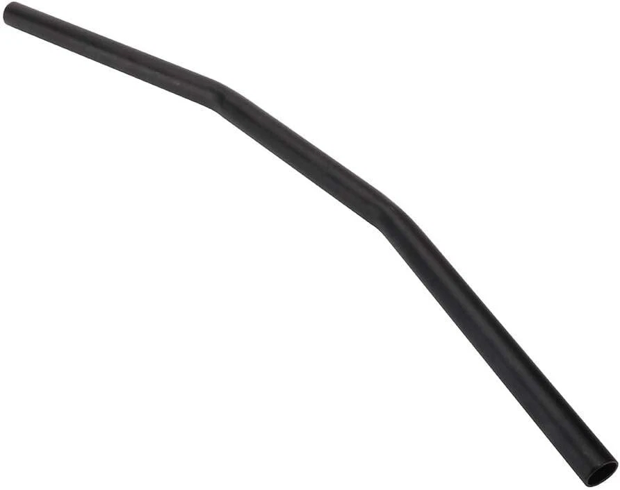 Guidão preto barra de arrasto 25mm 1" para Harley Chopper Cruiser Sportster Cafe Race - Imagem 2 de 4