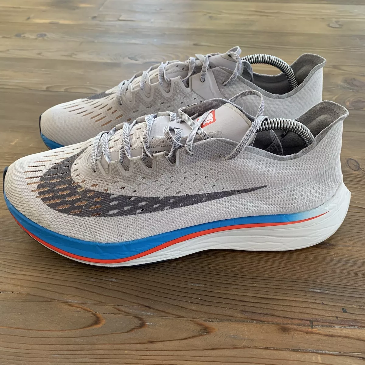 Nike Zoom Vaporfly 4% Size 11.5 Ice Blue/Blue Fox Running Shoes