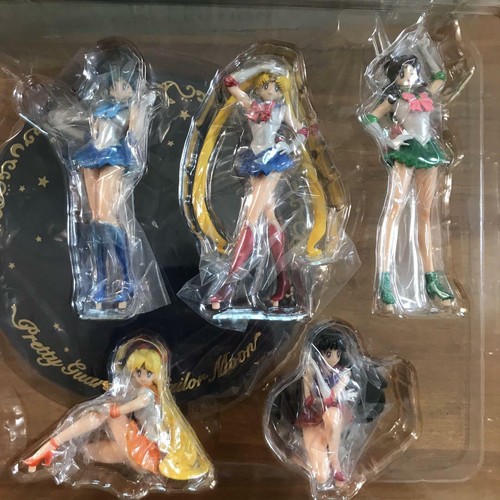 HGIF Sailor Moon Premium Collection Figure set Mercury Mars Jupiter Venus BANDAI - Picture 2 of 10