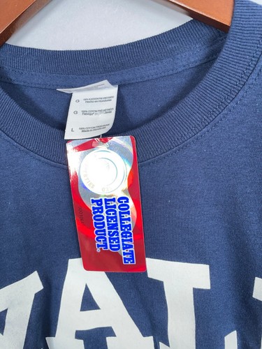 Unworn Yale Block Letter Long Sleeve T-Shirt Adult Large Dark Blue University - Picture 4 of 12