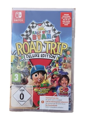 Nintendo Switch Road Trip Deluxe Edition Race mit Ryan  Code in Box NEU USK ab 0