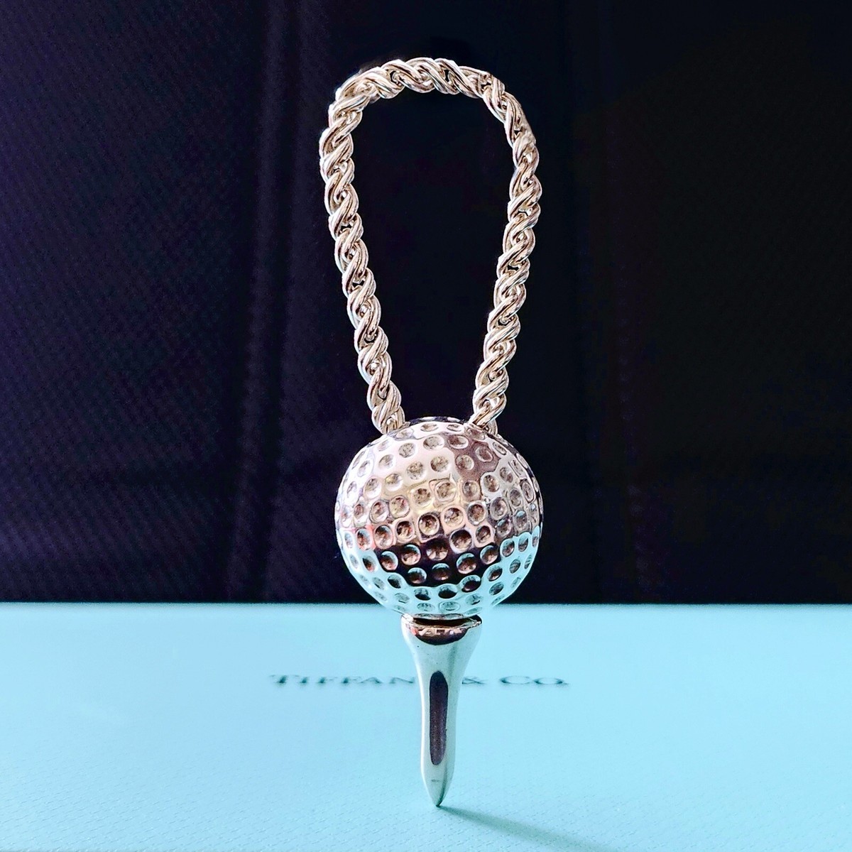 Tiffany ゴルフボールモチーフ キーリング 57_020538fe-ab41-424a-a04b-