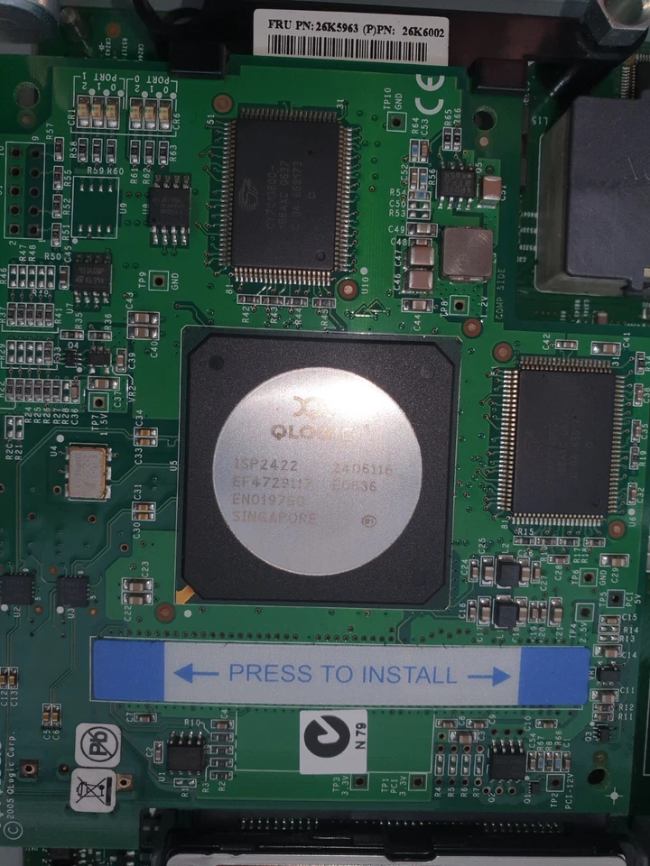 IBM BladeCenter HS20 type 8843 - 2x 3.2GHz / 4GB RAM / 2x73 GB HDD / 4GB Fibre c - Image 3 of 4