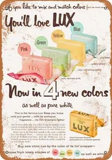 METAL SIGN - 1957 Lux Soap in Colors - Vintage Look Reproduction