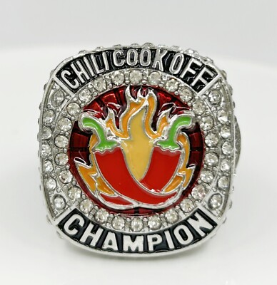 Custom chili cook off Championship Rings Trophies size 11 13