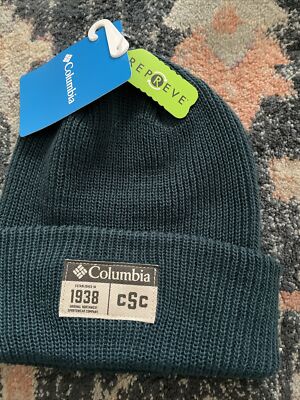 Columbia Lost Lager II Beanie Knit Winter Hat Cap One Size Unisex - Green