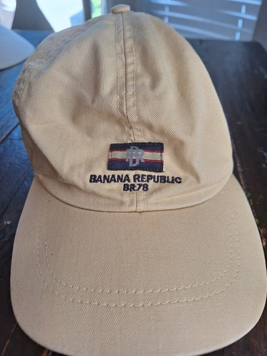 Banana Republic BR78 Baseball Cap Hat Cotton Size Medium/Large Made In USA