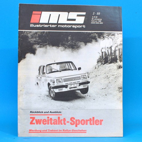 DDR Illustrierter Motorsport IMS 2 1988 Ford Ghia Suzuki Swift Trabi Wartburg F