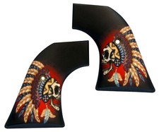 Warrior Skull Custom Ruger Revolver Grips Vaquero Blackhawk Wrangler